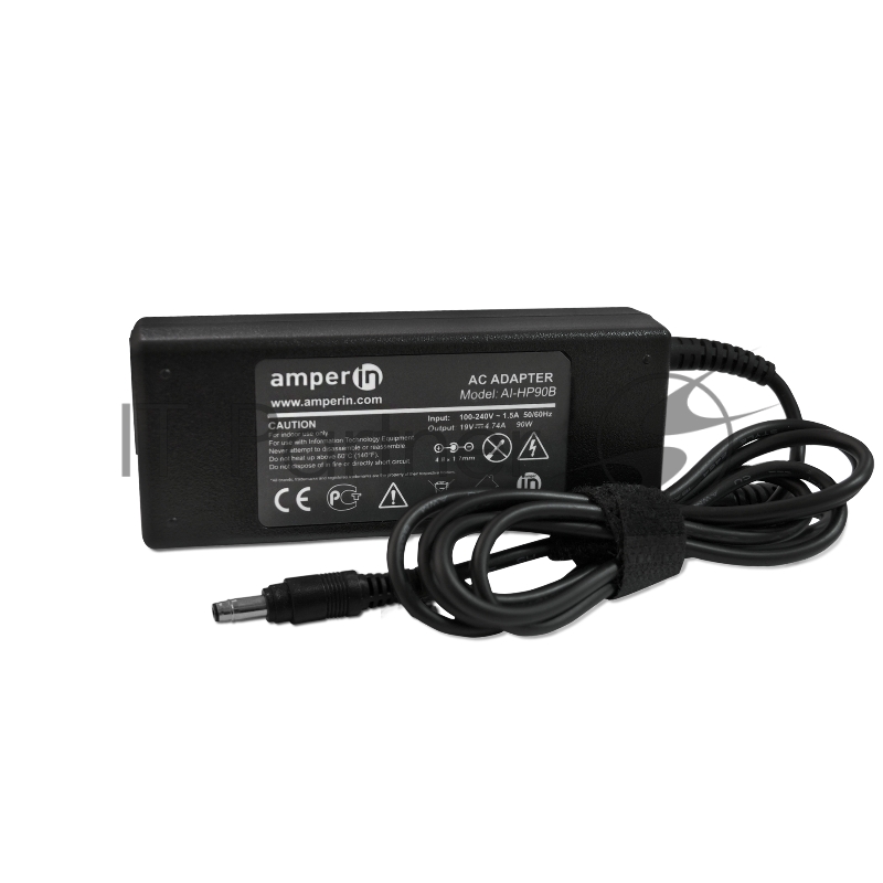 Блок питания (сетевой адаптер) Amperin AI-HP90B для ноутбуков HP 19V 4.74A 4.8x1.7 (bullet)