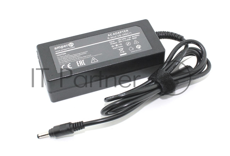 Блок питания (сетевой адаптер) Amperin AI-LE65 для ноутбуков Lenovo 20V 3.25A 65W 4.0x1.7mm
