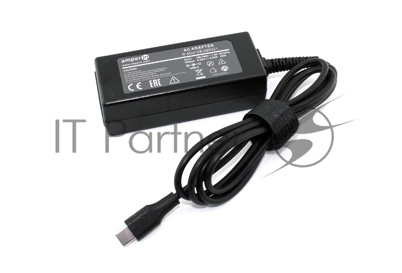 Блок питания (сетевой адаптер) Amperin AI-LN45C для ноутбуков Lenovo 20V 2.25A 45W Type-C