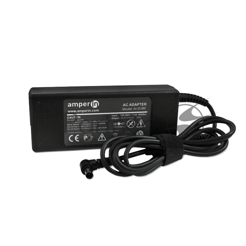 Блок питания (сетевой адаптер) Amperin AI-SV80 для ноутбуков Sony Vaio 19.5V 4,1A 6.5pin