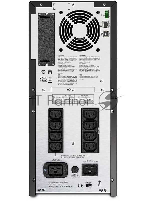 Источник бесперебойного питания APC Smart-UPS SMT3000I-CH 3000W 2700Va black