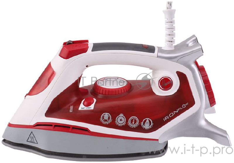 Утюг Hoover TIF2800/1 011 красный/белый