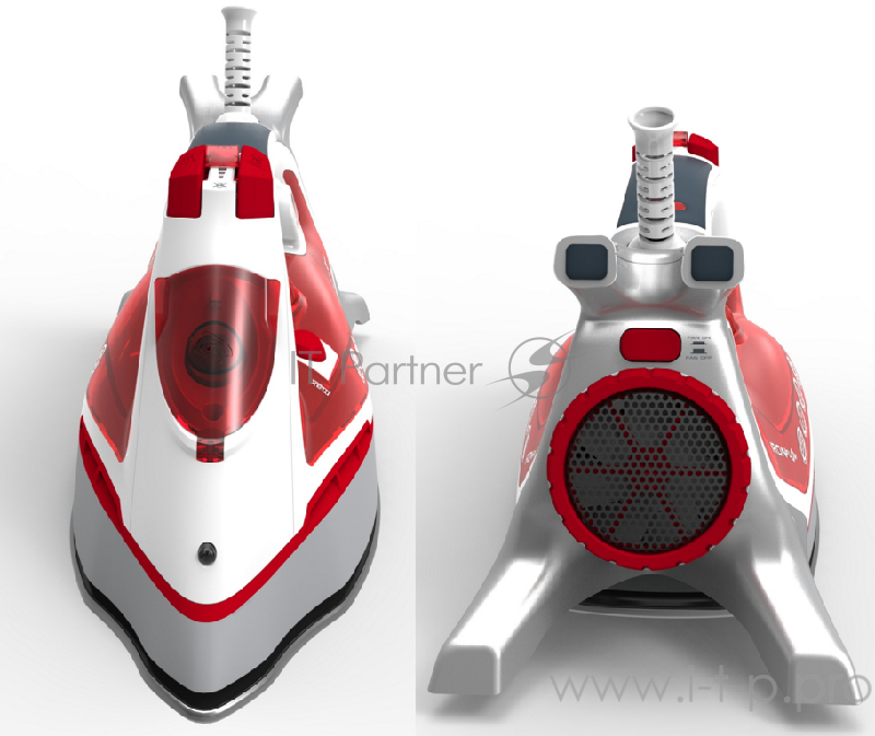 Утюг Hoover TIF2800/1 011 красный/белый