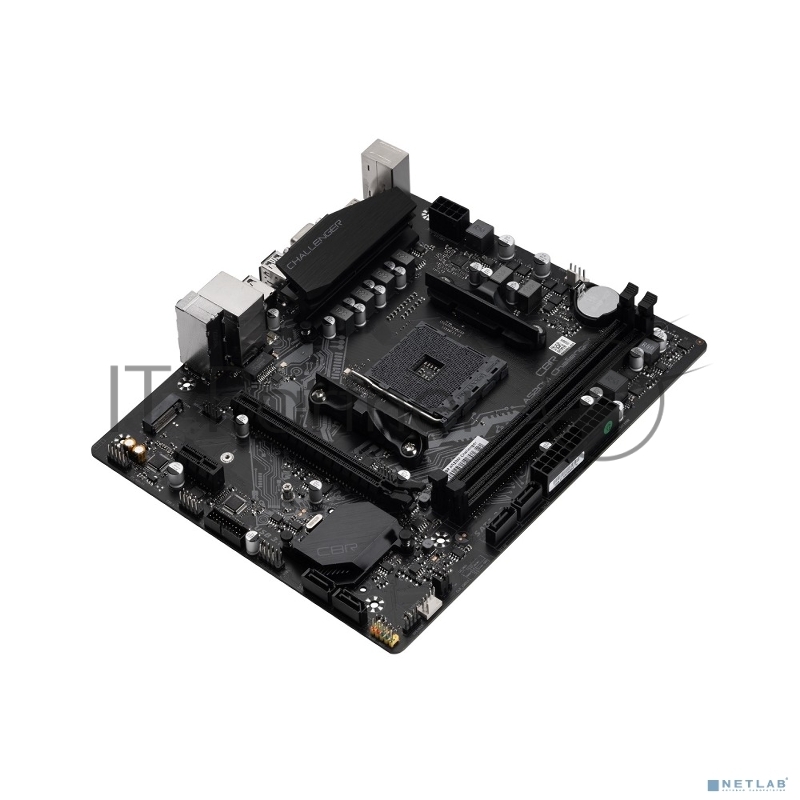 Материнская плата CBR A520M Challenger OEM {Socket AM4, 2*DDR4, mATX, VGA+HDMI, 1*PCIEx16/1*PCIEx1/1*M.2, 4*SATA3, 4*USB2+2*USB3, Glan}