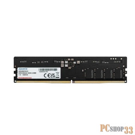 Модуль памяти ADATA DIMM 16GB DDR5-5600 AD5U560016G-S