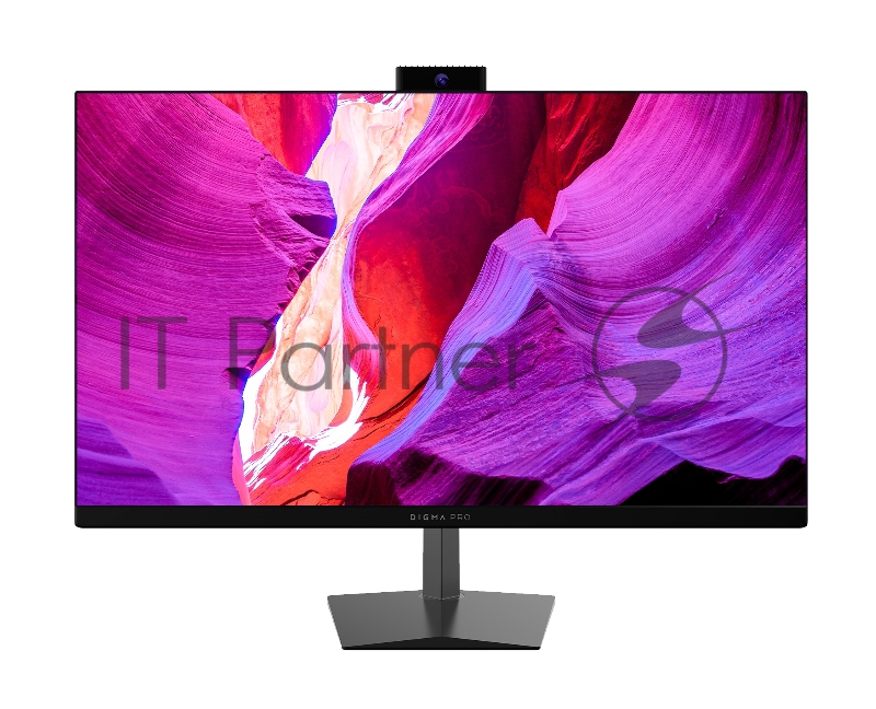 Моноблок Digma PRO AiO 27i 27 2K i7 1165G7 (2.8) 16Gb SSD1Tb Iris Xe Windows 11 Professional GbitEth WiFi BT 90W клавиатура мышь Cam черный 2560x1440
