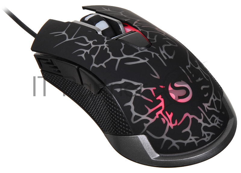 Мышь SunWind SW-M705G черный оптическая (3600dpi) USB для ноутбука (6but)