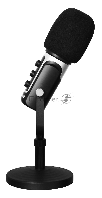 Микрофон проводной SunWind SW-SM500G 1.8м черный