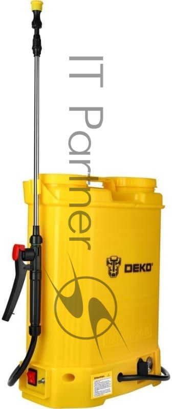 Опрыскиватель Deko DKSP10 16л желтый (065-0954)