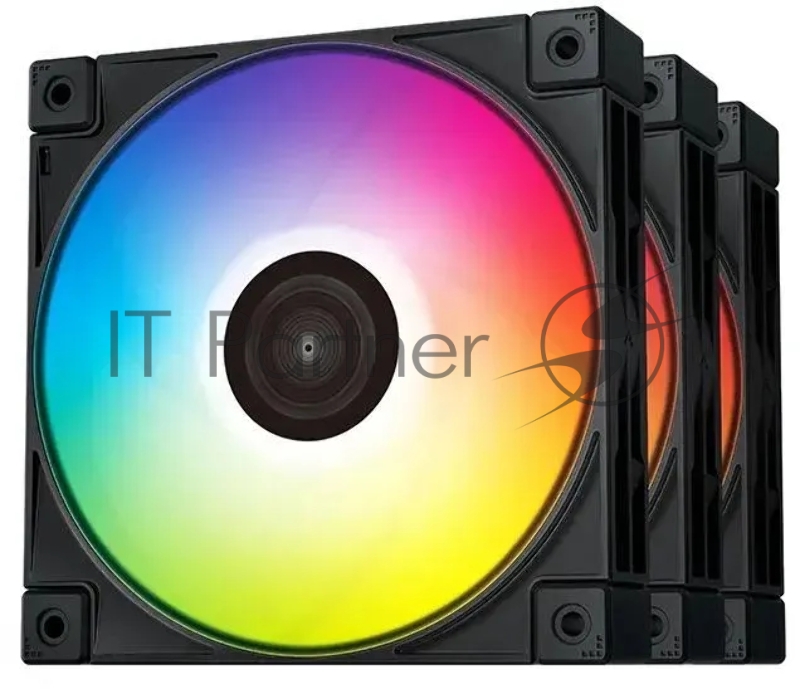 Вентилятор для корпуса Deepcool FC120-3 IN 1 (комплект из 3 ARGB вент. 120x120x25mm, 4pin,PWM) (R-FC120-BKAMN3-G-1)