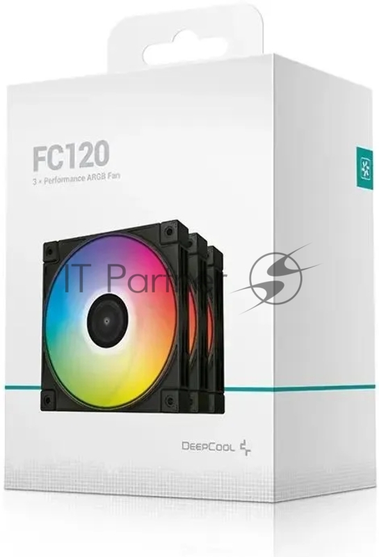 Вентилятор для корпуса Deepcool FC120-3 IN 1 (комплект из 3 ARGB вент. 120x120x25mm, 4pin,PWM) (R-FC120-BKAMN3-G-1)