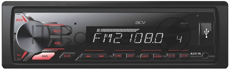 Автомагнитола ACV AVS-811R 1DIN 4x50Вт