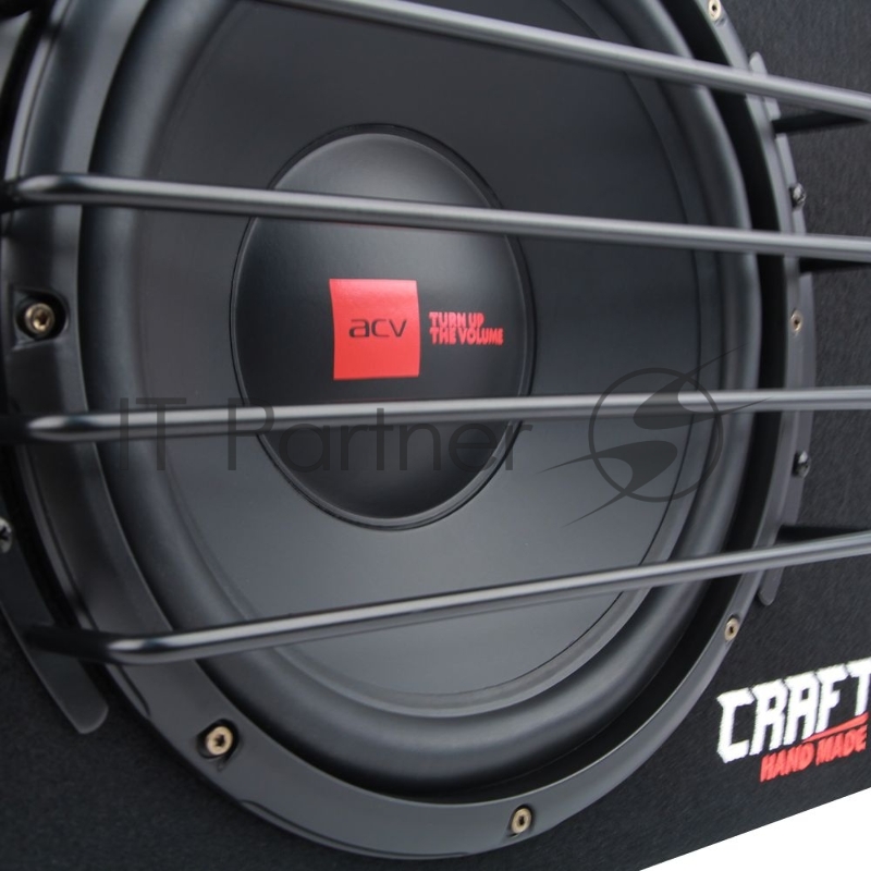 Сабвуфер автомобильный ACV CRAFT B12A 300Вт активный (30см/12)