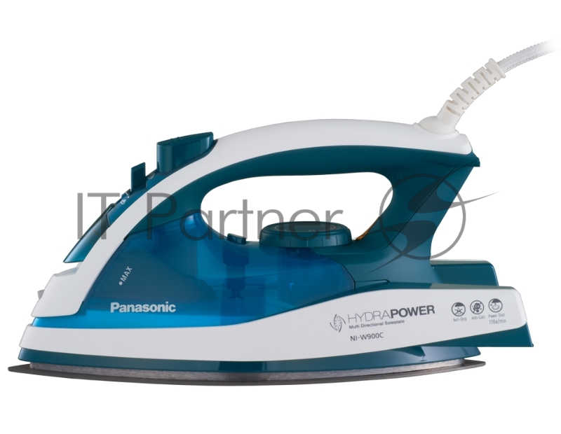 Утюг Panasonic NI-W900CMTW 2400Вт белый/голубой