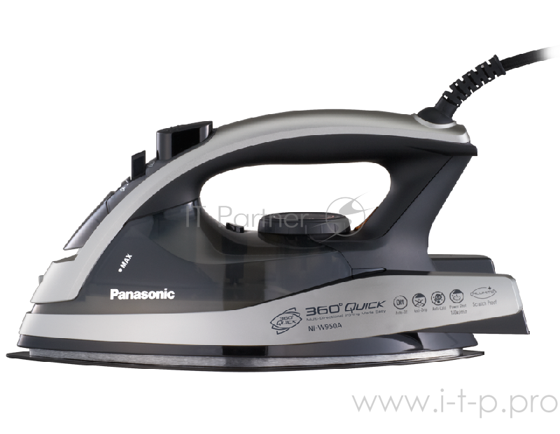 Утюг Panasonic NI-W950ALTW 2400Вт черный