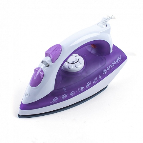 Утюг электрический Endever SkySteam 713 белый/лиловый