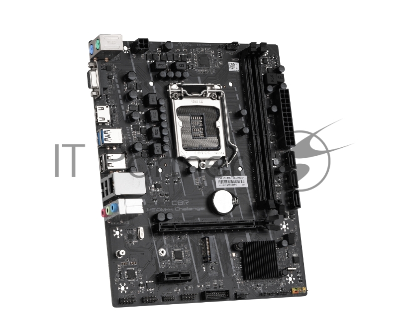 Материнская плата CBR H510M-H Challenger OEM {Socket 1200, 2*DDR4, mATX, VGA+HDMI, 1*PCIEx16/1*PCIEx1/1*M.2, 3*SATA3, 4*USB2+2*USB3, Glan}