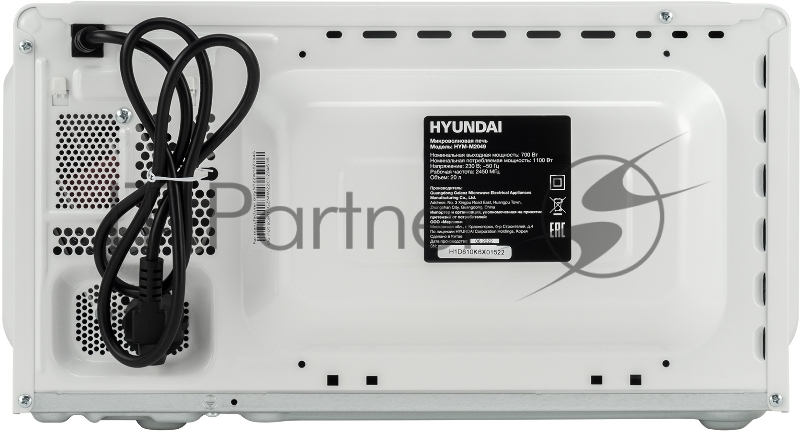 Микроволновая Печь Hyundai HYM-M2049 20л. 700Вт белый/черный