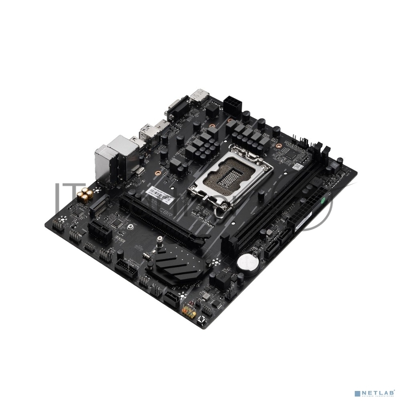 Материнская плата CBR H610M Challenger OEM {Socket 1700, 2*DDR4, mATX, VGA+HDMI+DP, 1*PCIEx16/1*PCIEx1/1*M.2, 3*SATA3, 4*USB2+2*USB3, Glan}