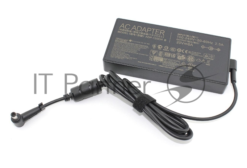 Блок питания (сетевой адаптер) для ноутбуков Asus 20V 6A 120W 6.0x3.7mm pin
