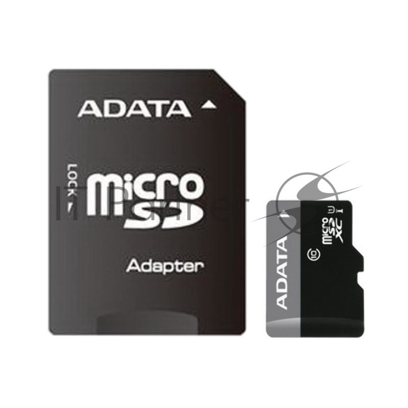 Флеш карта microSDHC 32GB ADATA UHS-1 CL10 (AUSDH32GUICL10-RA1) + SD adaptor