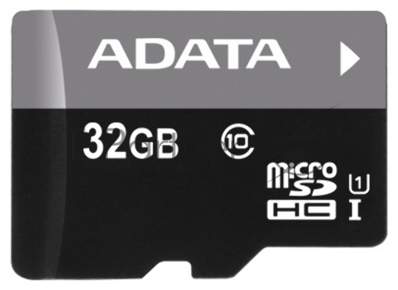 Флеш карта microSDHC 32GB ADATA UHS-1 CL10 (AUSDH32GUICL10-RA1) + SD adaptor