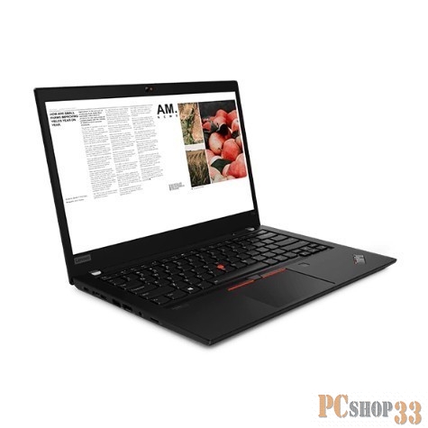 Ноутбук Lenovo ThinkPad T14 Gen 2 Core i7 1165G7 16Gb SSD512Gb NVIDIA GeForce MX450 2Gb 14 IPS FHD (1920x1080) noOS black WiFi BT Cam (20W1A10XCD)