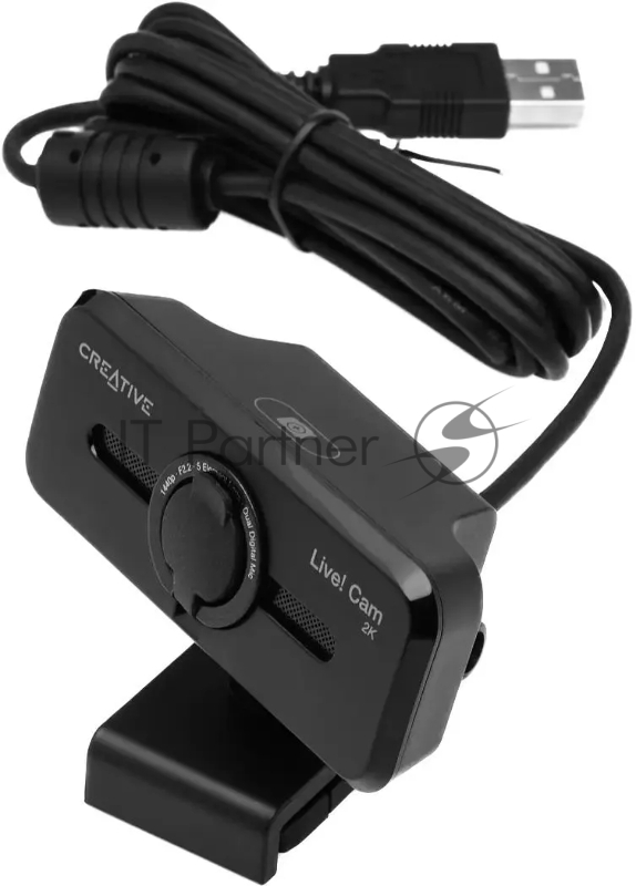 Камера Web Creative Live! Cam SYNC V3 черный 2Mpix (1920x1080) USB2.0 с микрофоном (73VF090000000)