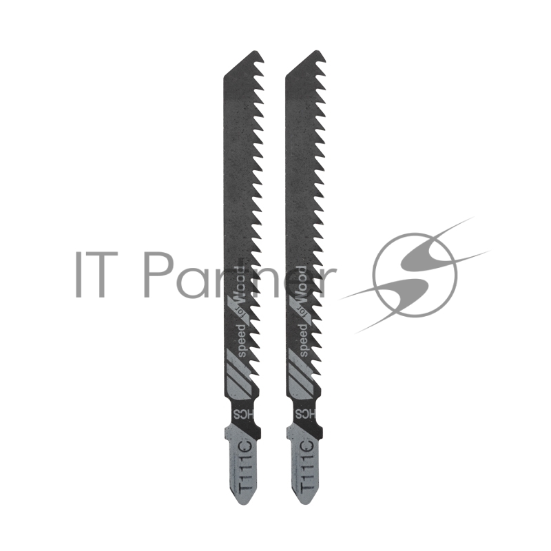 Пилка для электролобзика 100 мм 8 з/д 5-60 мм T111C (2 шт./уп.) (дерево) Kranz
