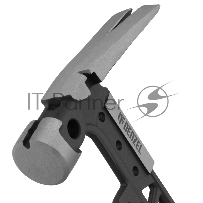 Молоток строительный, 450 г, цельнокованый,боек с магнитом, двухкомп. обрезин. рук-ка // Denzel