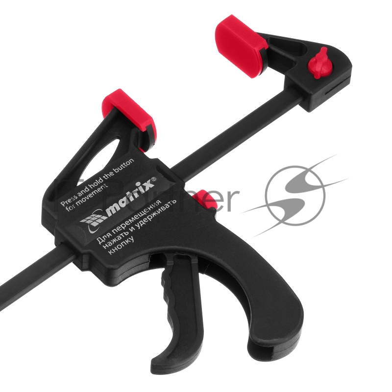 Струбцина универсальная, быстрозажимная, F-образная, 300 х 415 х 45 мм, пластиковый корпус// Matrix