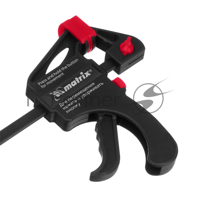 Струбцина универсальная, быстрозажимная, F-образная, 450 х 565 х 45 мм, пластиковый корпус// Matrix
