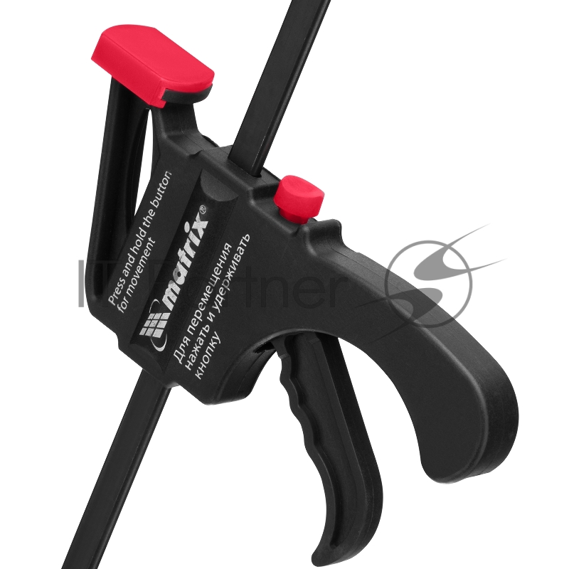 Струбцина универсальная, быстрозажимная, F-образная, 450 х 565 х 45 мм, пластиковый корпус// Matrix