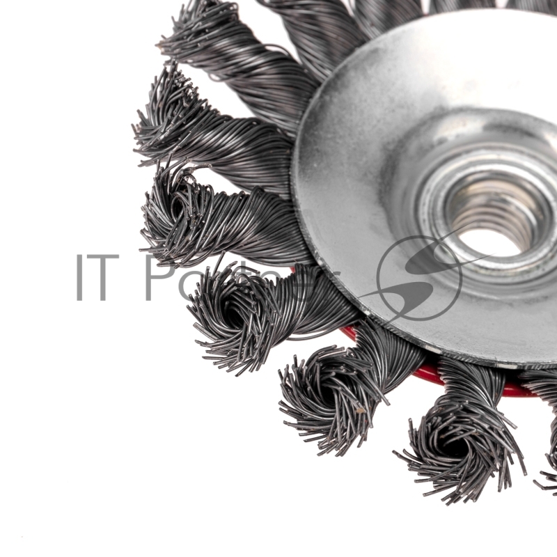 Щетка коническая для УШМ плетеные пучки стальной проволоки 115 М14 Kranz