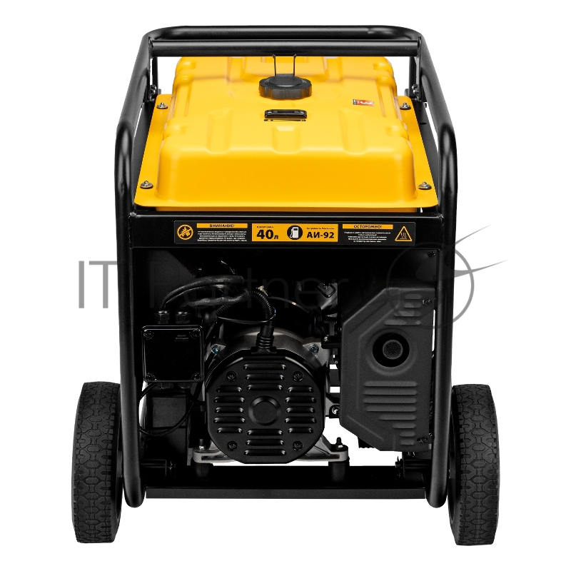 Генератор бензиновый PS-120EA, 12 кВт,230 В, 40л, разъём ATS,эл.старт// Denzel