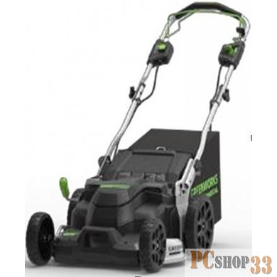 Газонокосилка аккумуляторная GreenWorks GC82LM61S, TwinForce, 82V, 61 см, самоходная, бесщеточная, без АКБ и ЗУ (2515607)
