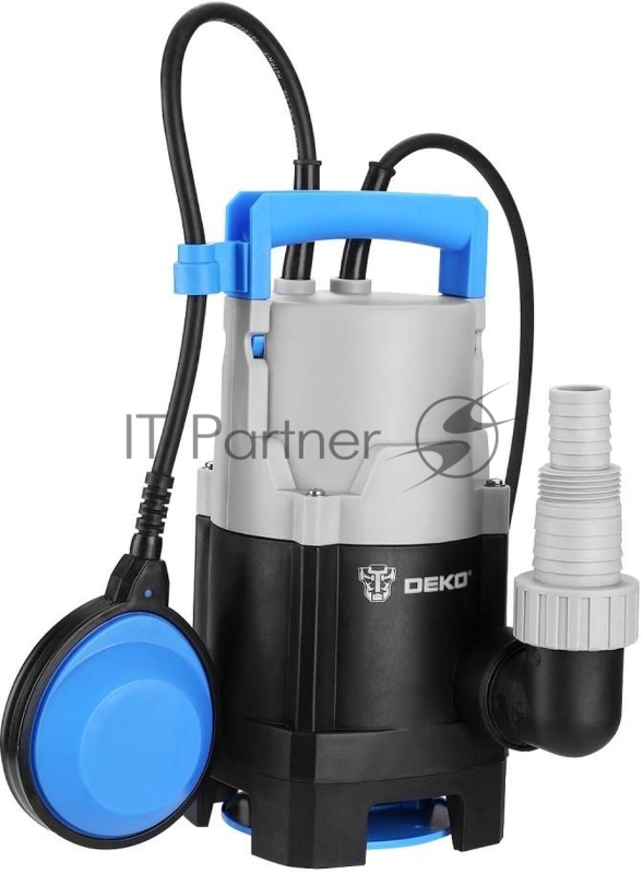 Насос дренажный DEKO DWP-600P { грязевая, поплавок, 220В, 600Вт, пластик }