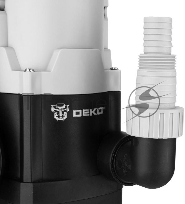 Насос дренажный DEKO DWP-600P { грязевая, поплавок, 220В, 600Вт, пластик }