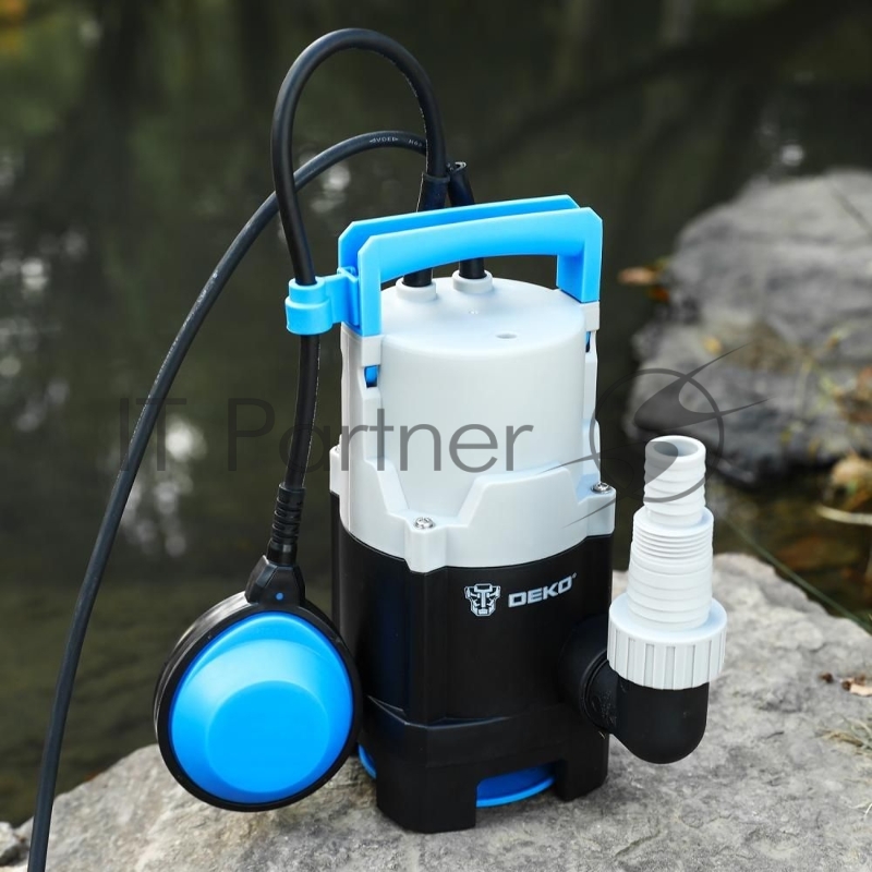 Насос дренажный DEKO DWP-600P { грязевая, поплавок, 220В, 600Вт, пластик }