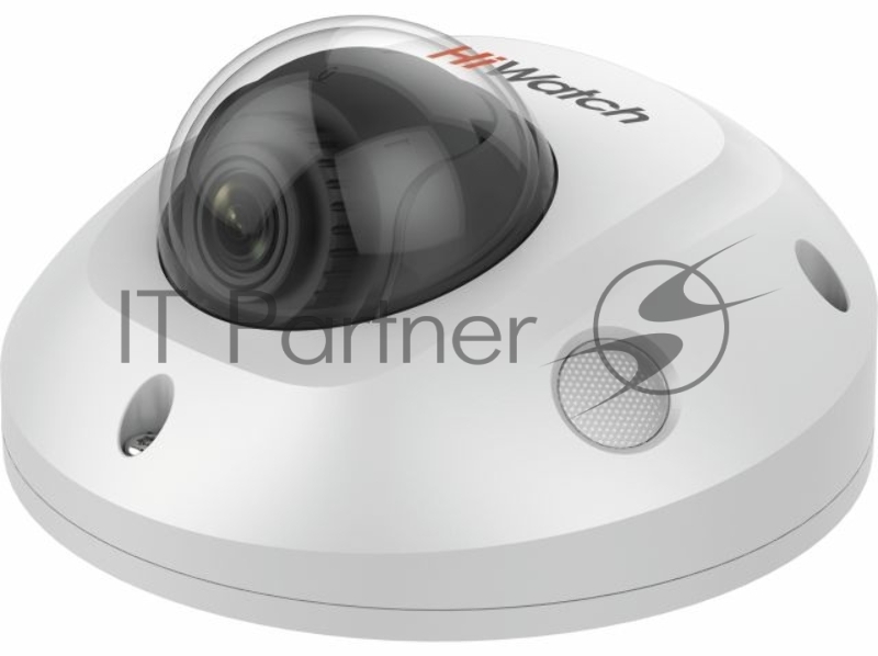 Видеокамера IP HiWatch 4Мп уличная компактная IP-камера с EXIR-подсветкой до 10м 1/3 Progressive Scan CMOS объектив 2.8мм угол обзора 98° механический ИК-фильтр 0.01лк@F1.2 сжатие H.265/H.265+/H.264/H.264+/M