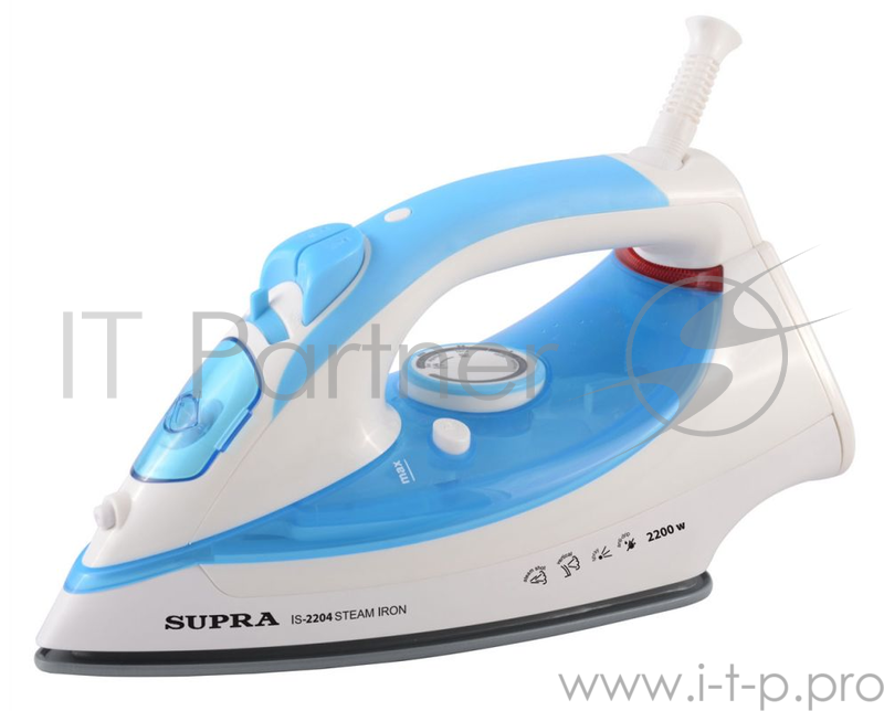 Утюг Supra IS-2204 белый/голубой