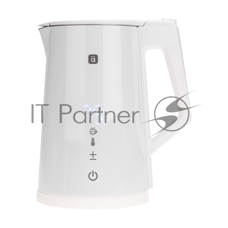 Чайник WiFi умный пластиковый, белый HALSA