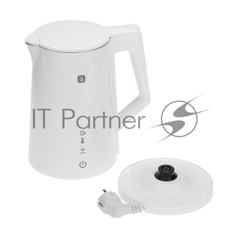 Чайник WiFi умный пластиковый, белый HALSA