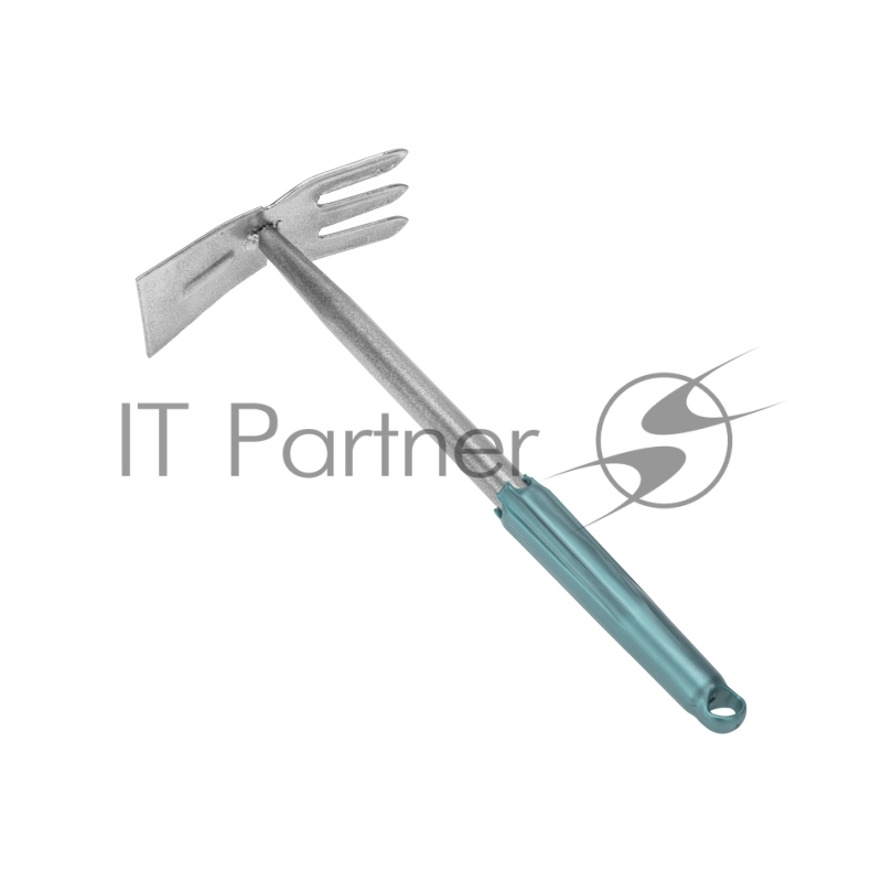 Мотыжка комбинированная 3 прямых зубца с металлической ручкой ЧЕТЫРЕ СЕЗОНА