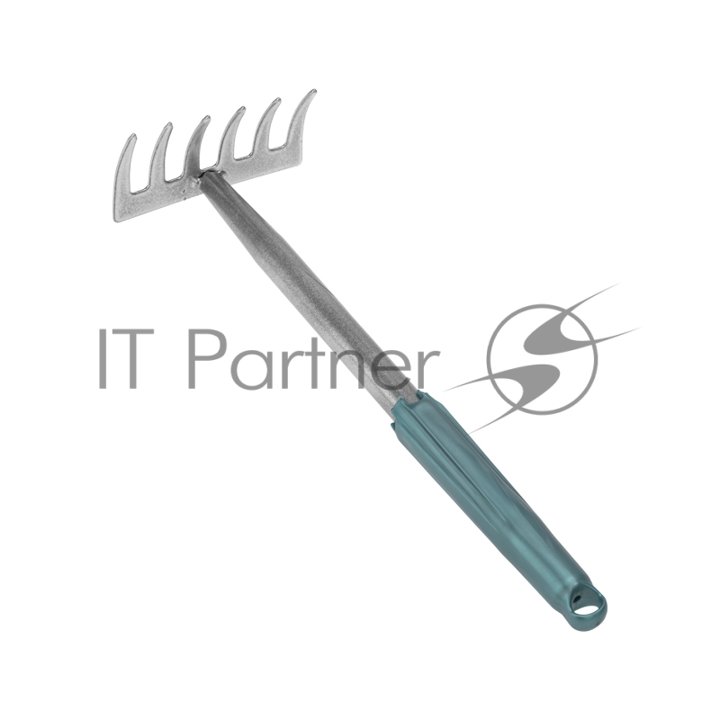 Грабли 6 прямых зубьев с металлической ручкой ЧЕТЫРЕ СЕЗОНА