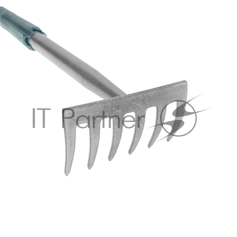 Грабли 6 прямых зубьев с металлической ручкой ЧЕТЫРЕ СЕЗОНА