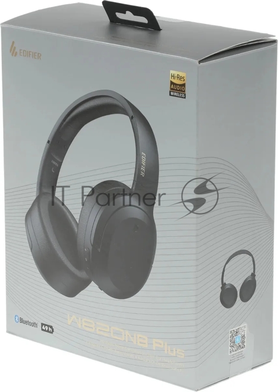 Гарнитура накладные Edifier W820NB PLUS черный беспроводные bluetooth оголовье