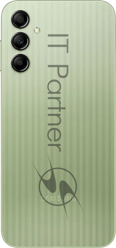 Смартфон Samsung SM-A145 Galaxy A14 128Gb 4Gb светло-зеленый моноблок 3G 4G 2Sim 6.6 1080x2408 Android 13 50Mpix 802.11 a/b/g/n/ac NFC GPS GSM900/1800 GSM1900 microSD max1024Gb