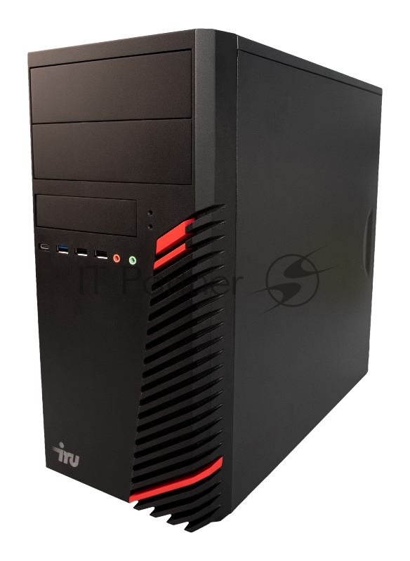 Компьютер IRU Office 310H6SM MT i5 12400/8Gb/SSD256Gb UHDG 730/DOS/черный