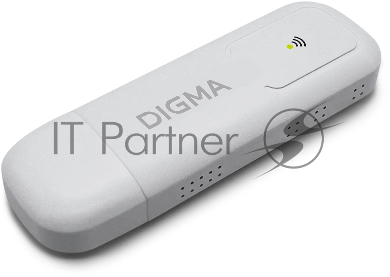 Модем 3G/4G Digma Dongle WiFi DW1960 USB Wi-Fi Firewall +Router внешний белый